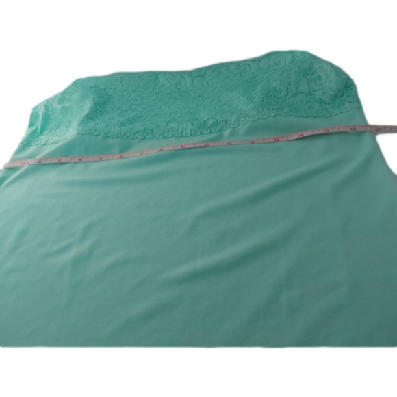 Christopher & Banks Mint Tank Top Cami Shell With Lace Top Size M - Picture 7 of 8